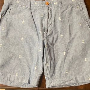 Blue anchor shorts